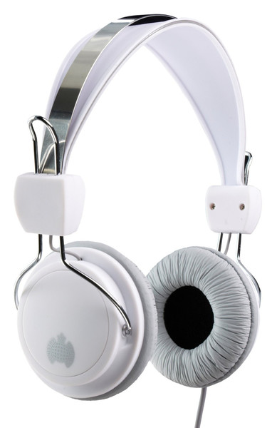 Exspect EX106-W Ohraufliegend Kopfband Weiß Kopfhörer
