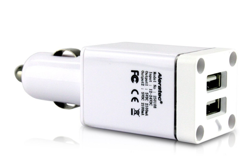 Aleratec 250108 Auto White mobile device charger