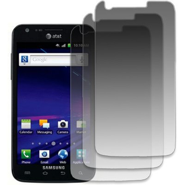 Empire 7SOOI727 Clear Samsung Galaxy S II Skyrocket 3pc(s) screen protector