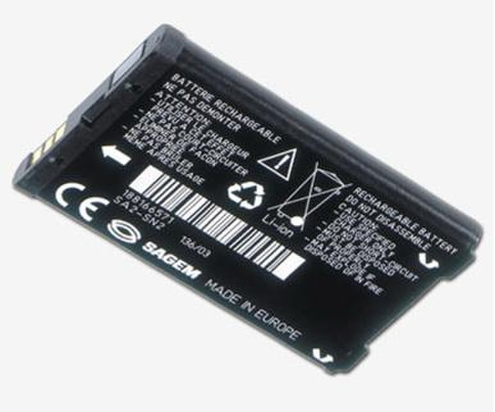 Sagem Flat Li-Ion battery 680mAh - myX1-2, 2-myX2-2 Lithium-Ion (Li-Ion) 680mAh rechargeable battery