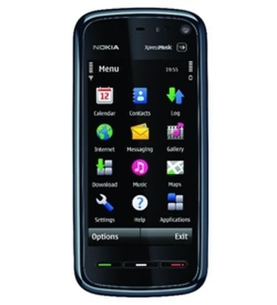 Nokia 5800 Одна SIM-карта Черный, Синий смартфон