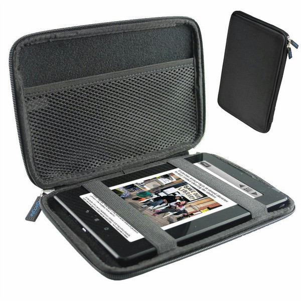 iGadgitz Hard Case 7Zoll Sleeve case Schwarz E-Book-Reader-Schutzhülle