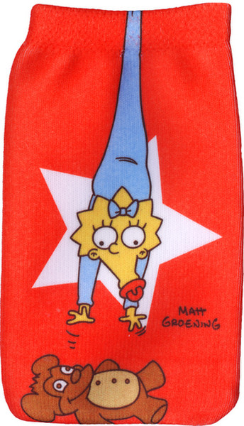J-Straps The Simpsons - Socke, Maggie Starsearch Красный