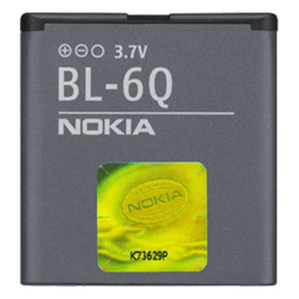 Nokia BL-6Q Литий-ионная (Li-Ion) 970мА·ч 3.7В аккумуляторная батарея
