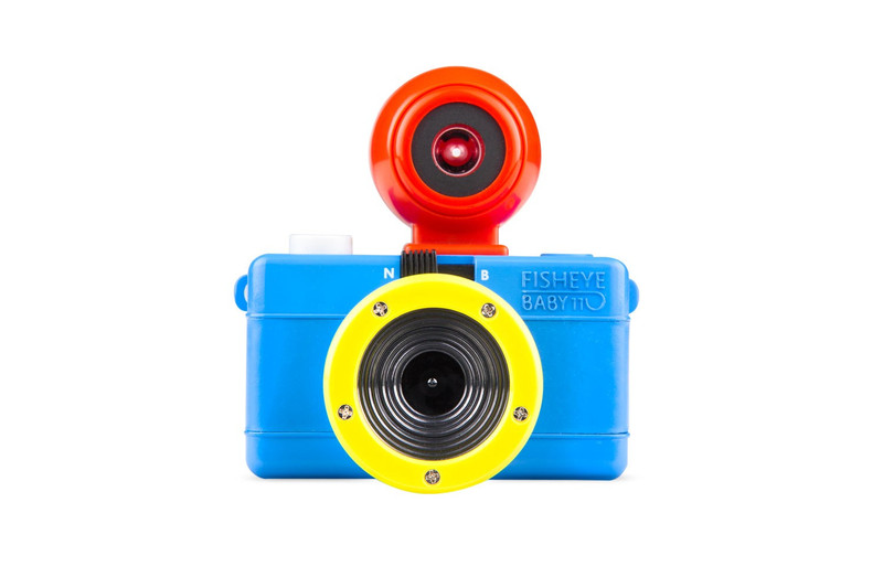 Lomography Fisheye Baby 110 Compact film camera 110 mm Синий, Красный, Желтый