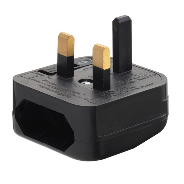 Lindy 73072 Type D (UK) Black power plug adapter