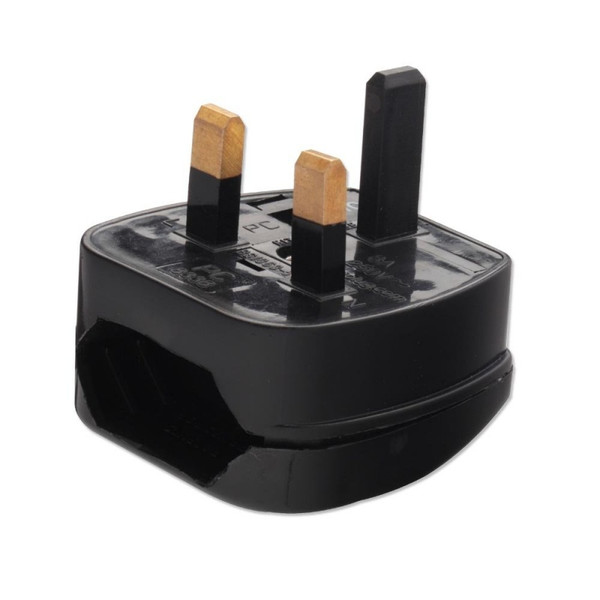 Lindy 73071 Typ D (VK) Schwarz Netzstecker-Adapter