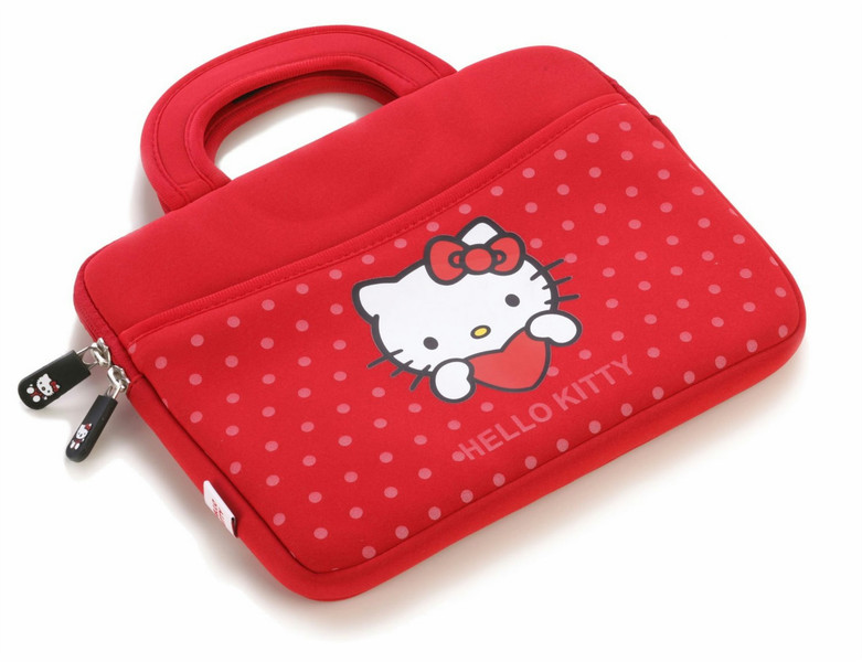 Hello Kitty HKY006RED100 10Zoll Sleeve case Rot, Weiß Tablet-Schutzhülle