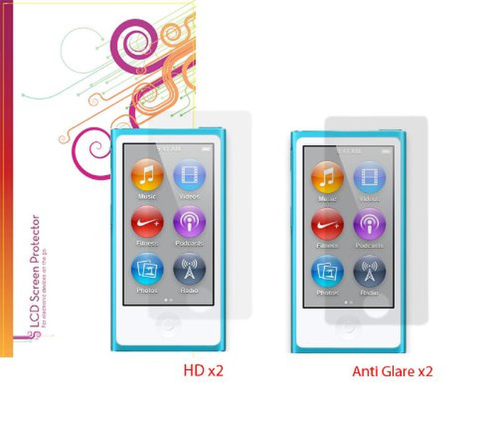 Roocase YM-NANO7-SCPR-AGHD Anti-glare iPod Nano 7 4pc(s) screen protector