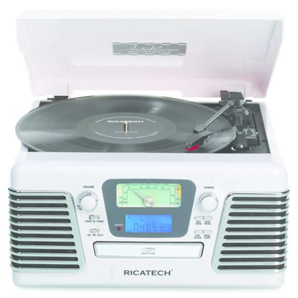 Ricatech RMC100 White audio turntable