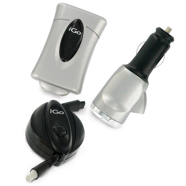 iGo Universal home charger + car charger Cеребряный зарядное для мобильных устройств