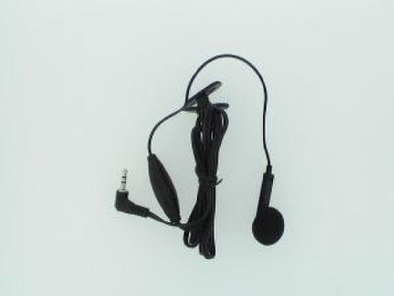 Telepower Universal 2.5mm plug f/ portable handsfree Monaural Wired Black mobile headset