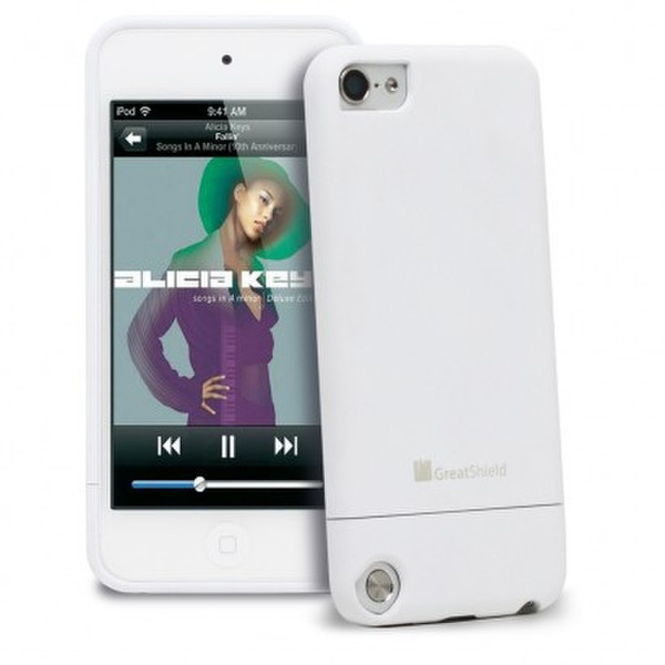 GreatShield GS03065 Shell case Weiß MP3/MP4-Schutzhülle