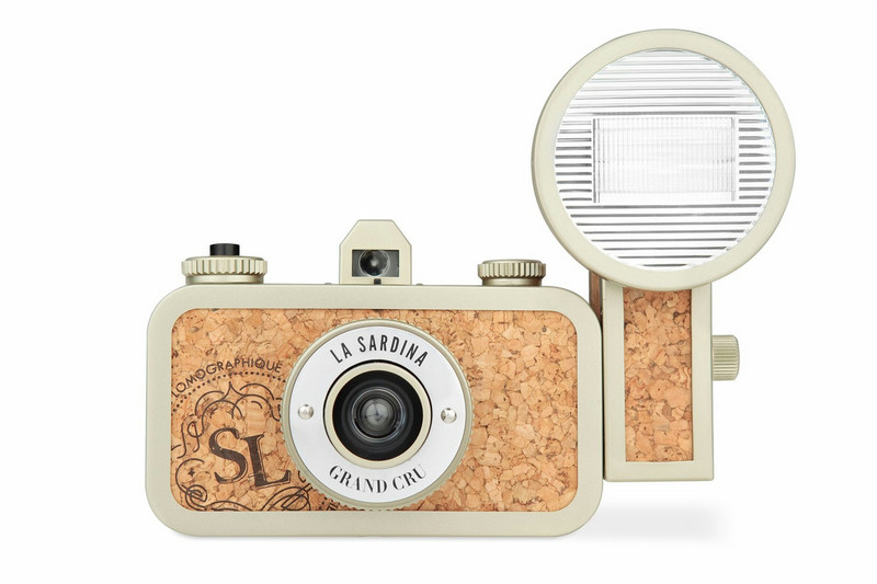 Lomography La Sardina Compact film camera 35 mm Бежевый, Деревянный