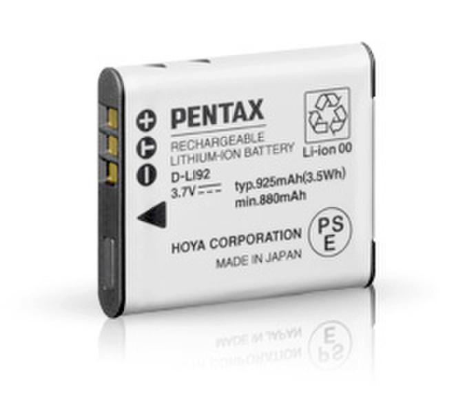 Pentax D-LI92 Lithium-Ion (Li-Ion) 925mAh 3.7V Wiederaufladbare Batterie