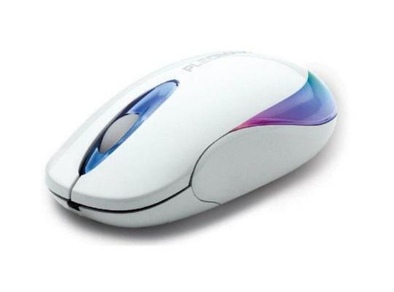 Samsung Pleomax SPM-3800 Rainbow Optical Mouse USB+PS/2 Optisch 800DPI Weiß Maus