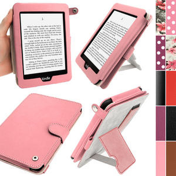 iGadgitz U2171 6Zoll Blatt Pink E-Book-Reader-Schutzhülle