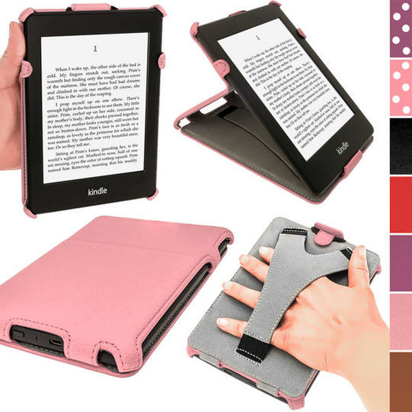 iGadgitz U2179 6Zoll Blatt Pink E-Book-Reader-Schutzhülle