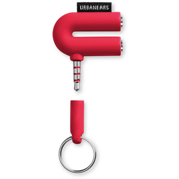 Urbanears Slussen 3.5 mm , 4 pins 2 x 3.5mm Red