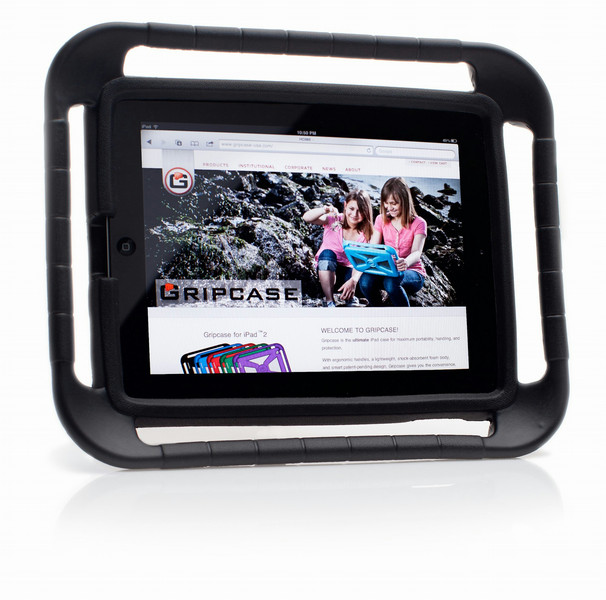 Gripcase I2BLK-USP 9.7Zoll Cover case Schwarz Tablet-Schutzhülle