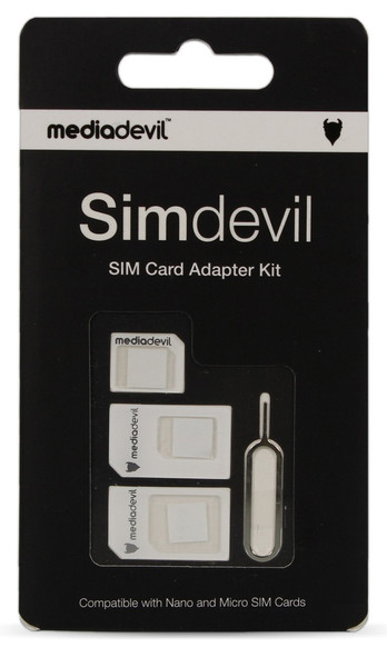 MediaDevil MD-SD-01 Flash card adapter SIM-/Memory-Card-Adapter
