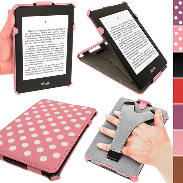 iGadgitz U2714 Blatt Pink E-Book-Reader-Schutzhülle