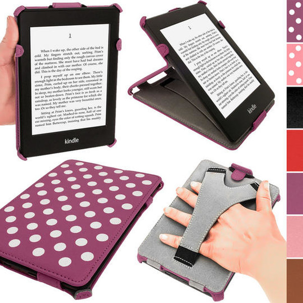 iGadgitz U2713 Blatt Violett E-Book-Reader-Schutzhülle