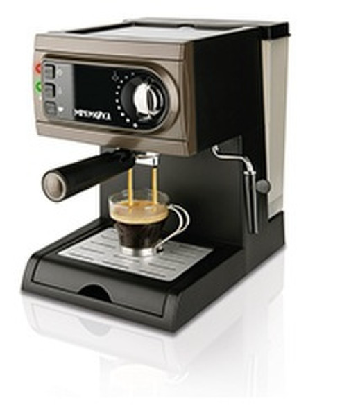 Minimoka CM-1622 Espressomaschine 1.25l 1Tassen Schwarz, Braun Kaffeemaschine