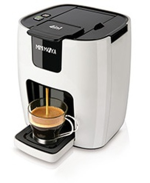 Minimoka CM-2185 Espresso machine 0.6л 1чашек Черный, Белый кофеварка