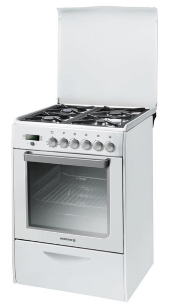 Rosieres RGP6376RBX Freistehend Gas hob Weiß Küchenherd