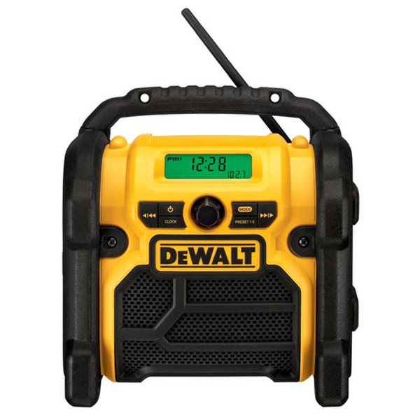 DeWALT DCR018 Портативный Черный, Желтый радиоприемник