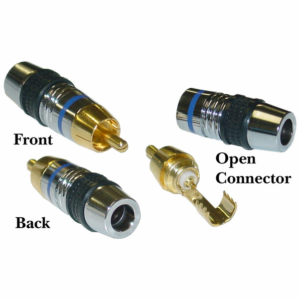CableWholesale 30R4-0100BL coaxial connector