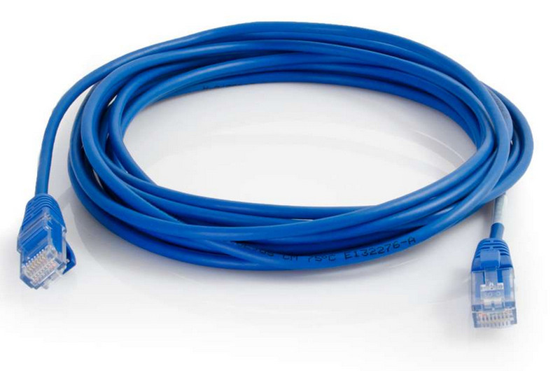 C2G 1.5ft. Cat5e UTP 0.457м Cat5e U/UTP (UTP) Синий сетевой кабель