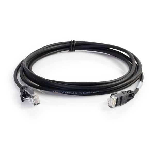 C2G 01098 0.3048м Cat6 U/UTP (UTP) Черный сетевой кабель