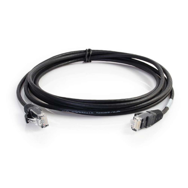 C2G 01106 2.1336m Cat6 U/UTP (UTP) Black networking cable