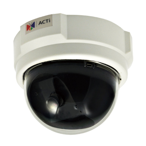 ACTi E51 IP security camera Innenraum Kuppel Schwarz, Weiß Sicherheitskamera