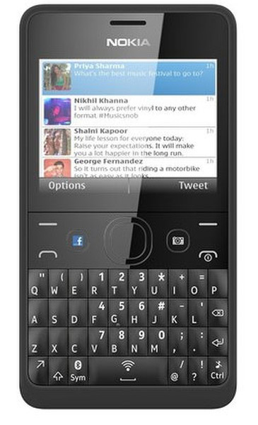 Nokia Asha 210 Schwarz