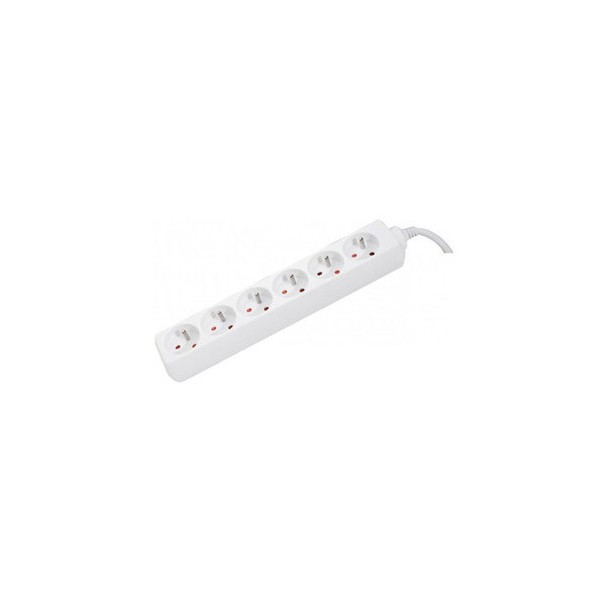 Neklan 2020673 6AC outlet(s) 1.5m White power extension