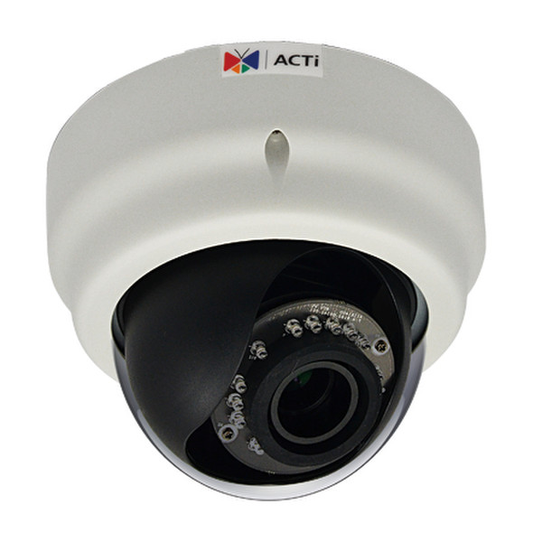 ACTi E64 IP security camera Для помещений Dome Черный, Белый камера видеонаблюдения