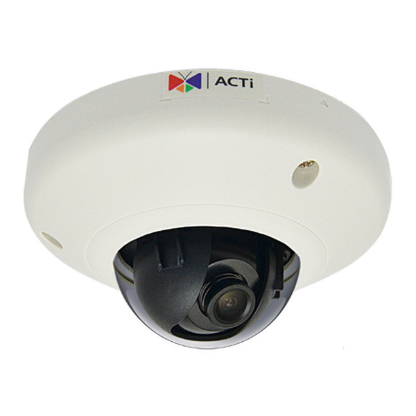 ACTi E92 IP security camera Для помещений Dome Черный, Белый камера видеонаблюдения