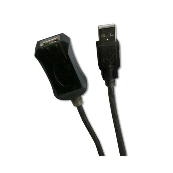 Connectland USB-REPEATER-V2-20M 20м USB A USB A Черный кабель USB