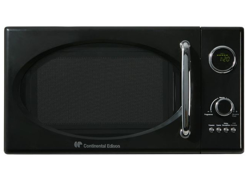 Continental Edison MO23UXVB Countertop 23L 800W Black microwave