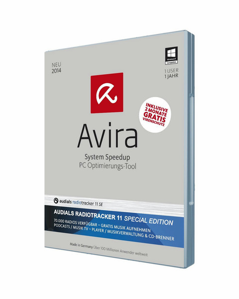 Avira System Speedup 2014 + Radiotracker