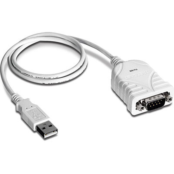 TRENDware TU-S9 USB RS232 Белый кабельный разъем/переходник