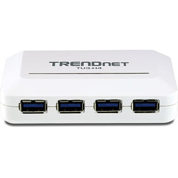 TRENDware TU3-H4 USB 3.0 (3.1 Gen 1) Type-B 5000Mbit/s White