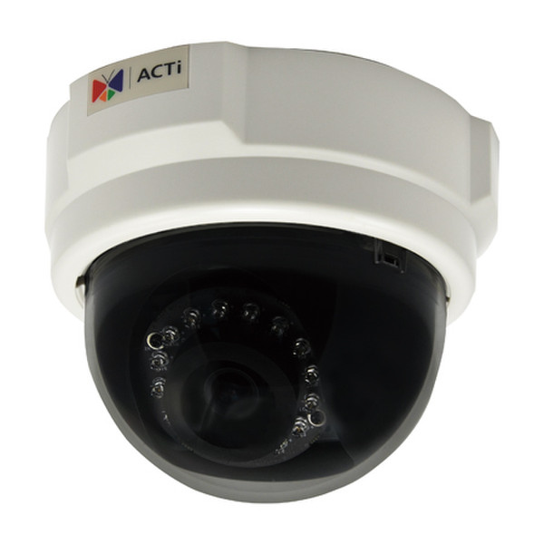 ACTi E53 IP security camera Innenraum Kuppel Schwarz, Weiß Sicherheitskamera