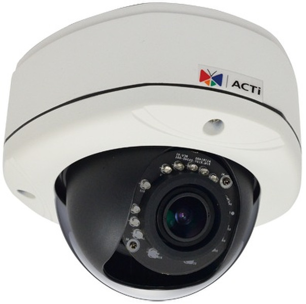 ACTi D82 IP security camera Вне помещения Dome Белый камера видеонаблюдения