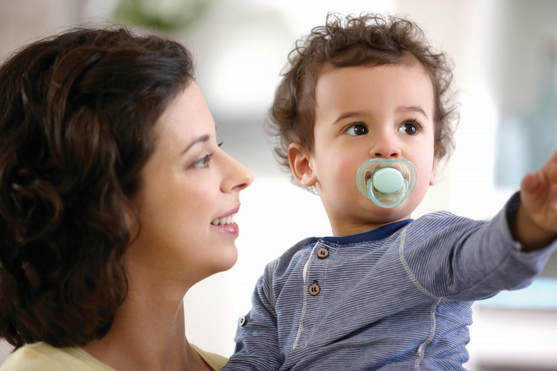 Philips AVENT SCF181/23 Free-flow baby pacifier Силиконовый Синий, Желтый соска-пустышка