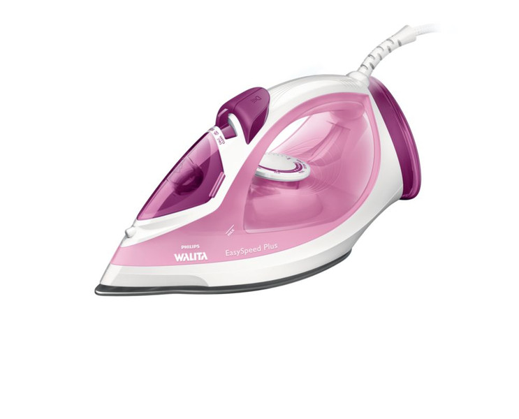 Philips EasySpeed RI2042/42 Steam iron Ceramic soleplate 2100W Pink,White iron