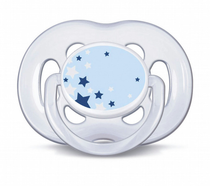 Philips AVENT SCF181/14 Free-flow baby pacifier Силиконовый Синий соска-пустышка